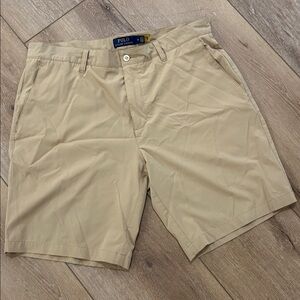 Polo by Ralph Lauren Men's Beige Flat Front Shorts